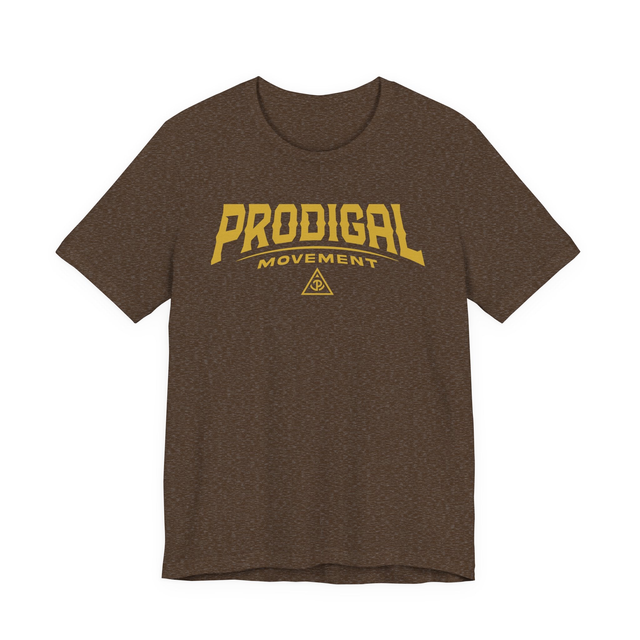 Prodigal Movement Tee — Retro Athletic Graphic Short Sleeve Shirt
