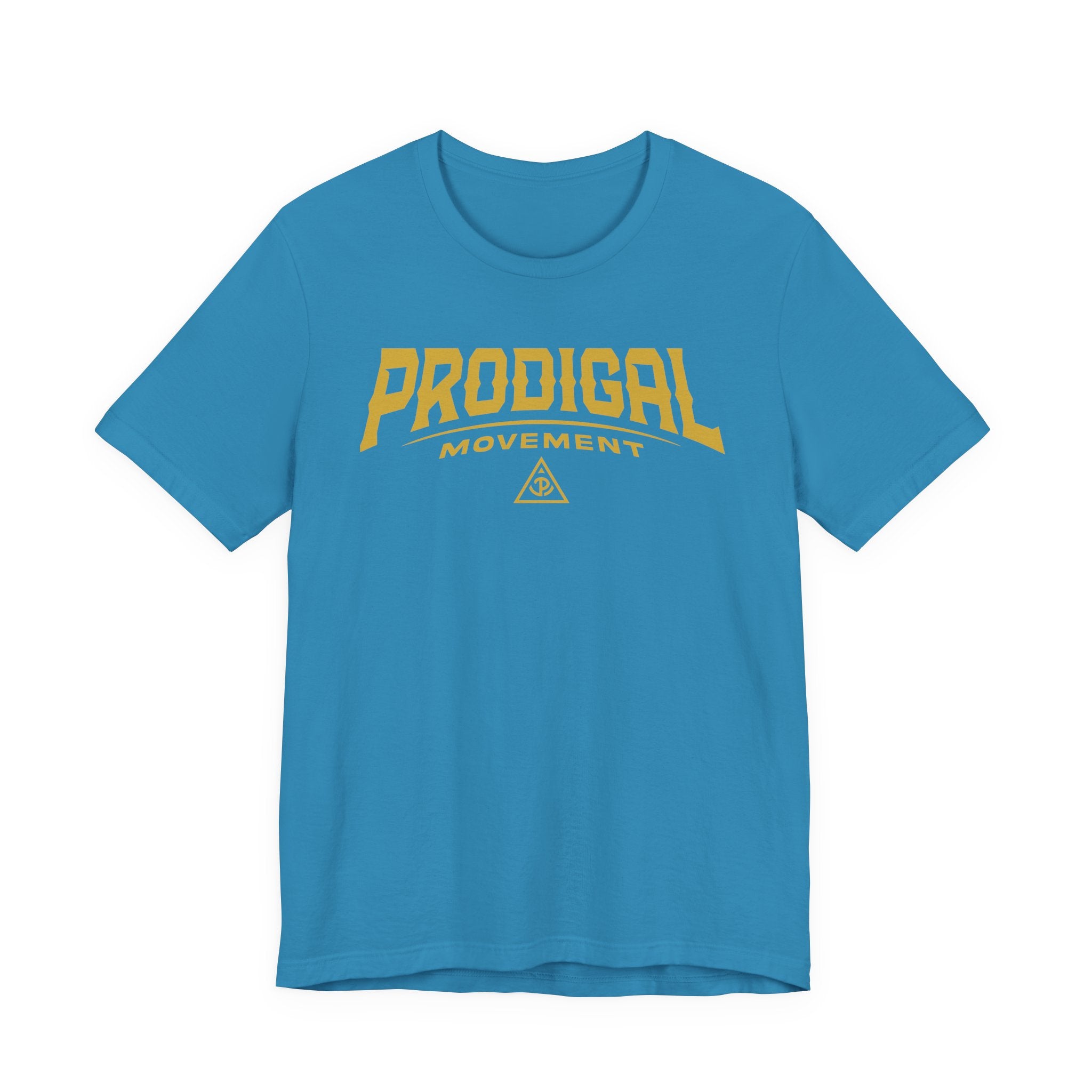 Prodigal Movement Tee — Retro Athletic Graphic Short Sleeve Shirt