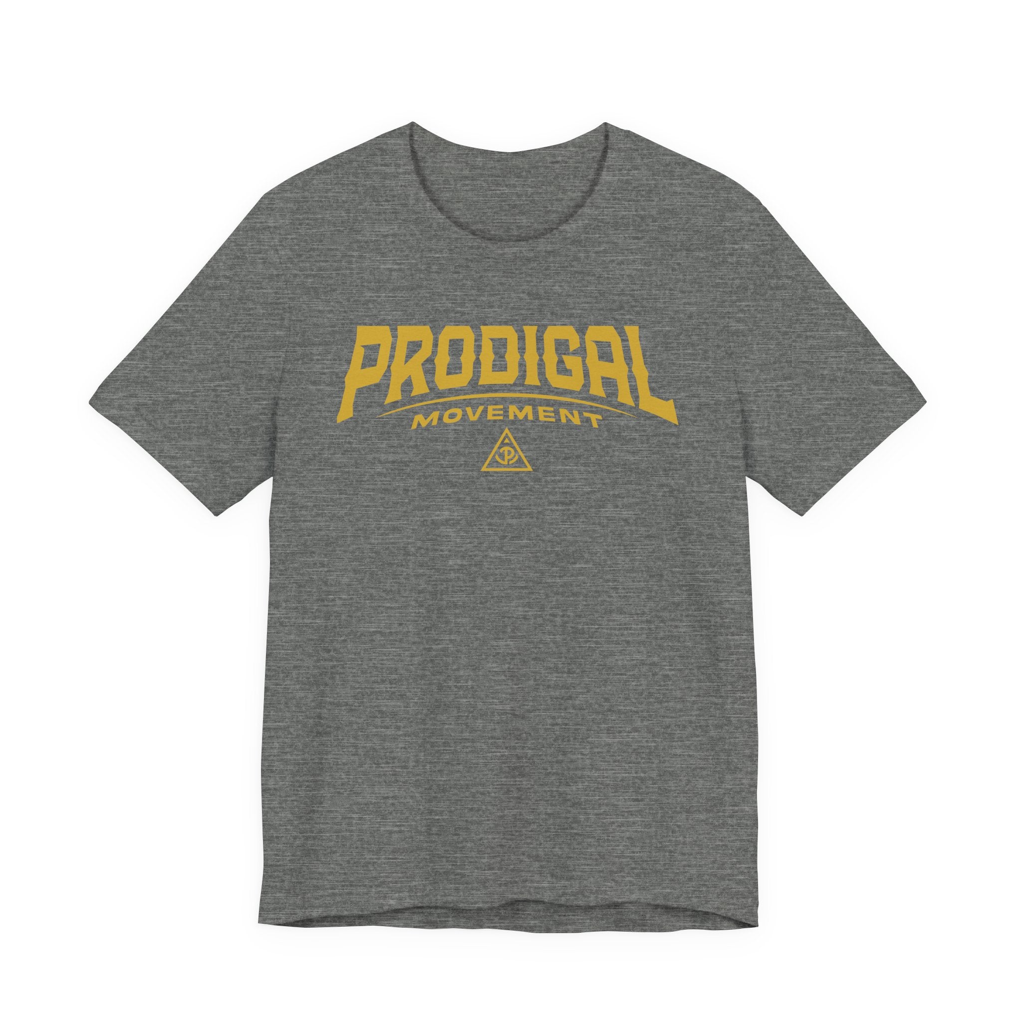 Prodigal Movement Tee — Retro Athletic Graphic Short Sleeve Shirt