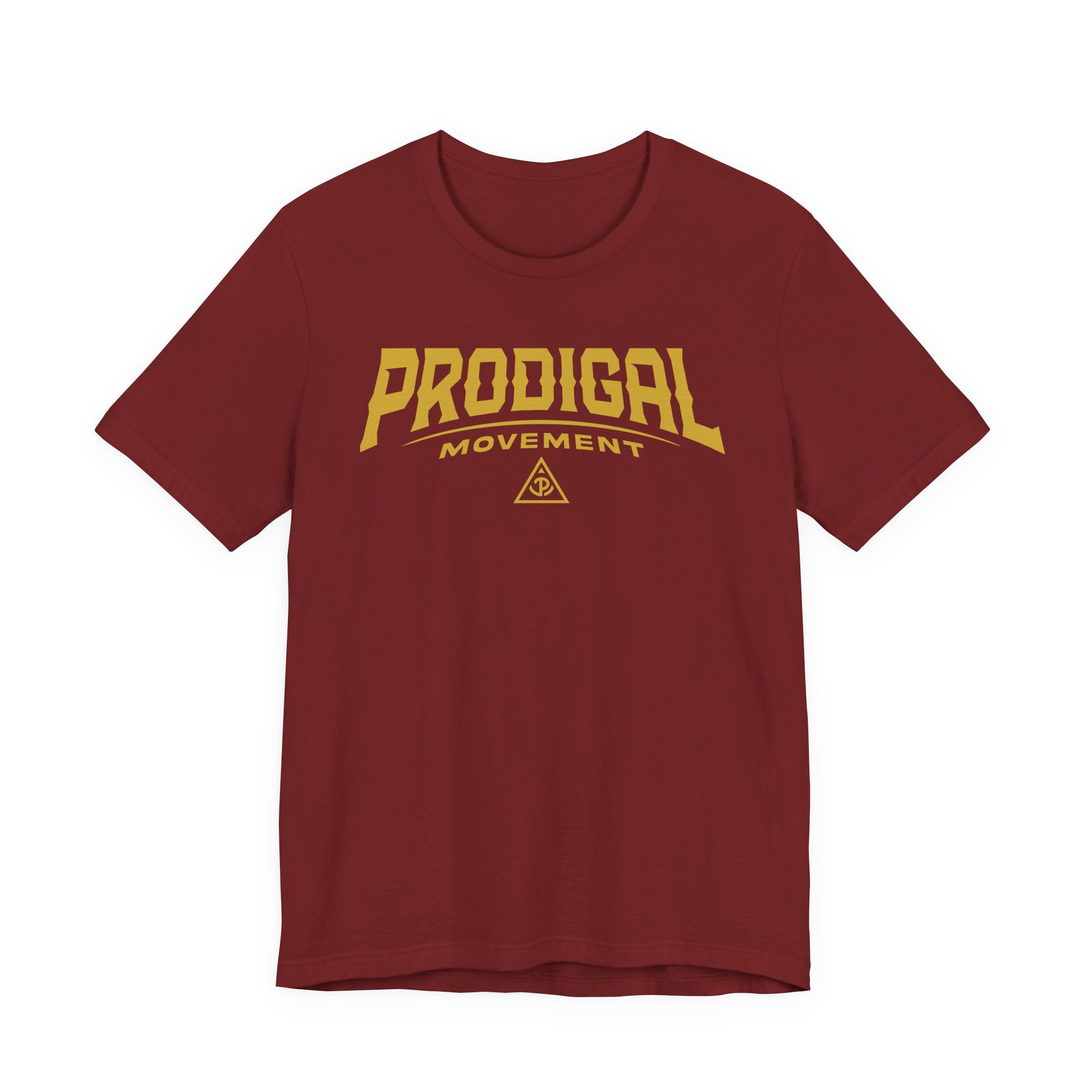 Prodigal Movement Tee — Retro Athletic Graphic Short Sleeve Shirt